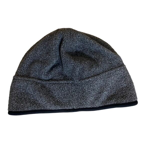 Men's Winter Beanie Hat OS Gray Black - Picture 2 of 4